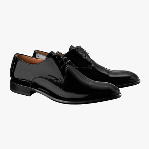 Der wirklich gute Lackleder-Schuh für 269,– Franken. Echtes Leder. Durchgenäht. Made in Portugal, von Profession Bottier.