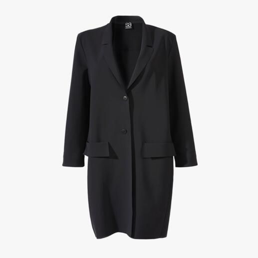 Manteau blazer Sassenbach Epuré. Noir. Minimaliste. Féminin. Le manteau blazer classique et contemporain de Sassenbach.