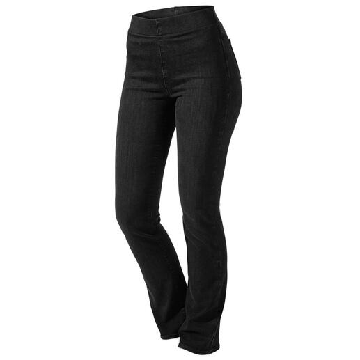 Die Pull-On-Jeans, die sich 3 Grössen anpasst – bei vollem Komfort. Herrlich bequem und  flexibel + Slimming-Effekt. Von NYDJ®, Los Angeles.