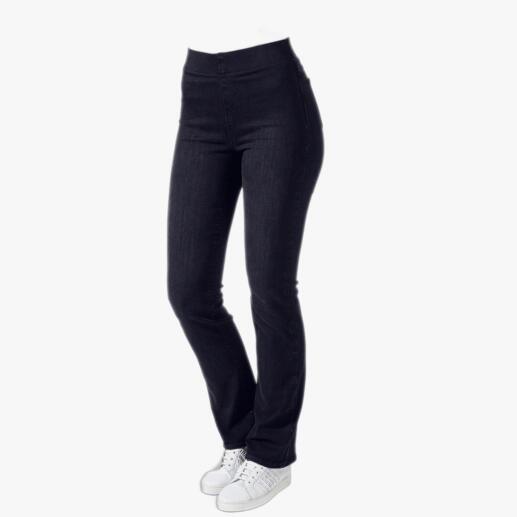 Die Pull-on-Jeans, die sich 3 Grössen anpasst – bei vollem Komfort. Herrlich bequem und  flexibel + Slimming-Effekt. Von NYDJ®, Los Angeles.