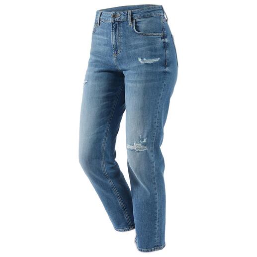 Die Relaxed Fit-Jeans aus der Better Denim-Kollektion von Liu Jo, Italy.  Denim-Favorit Boyfriend Jeans – erstaunlich figurfreundlich und alltagstauglich. 