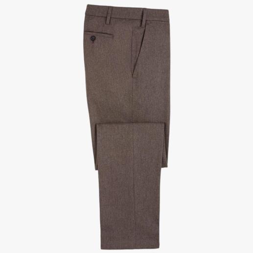 Pantalon en laine et cachemire Eurex by Brax Plus doux, plus chaud, plus confortable : le pantalon d’affaires en laine, raffiné avec du cachemire.