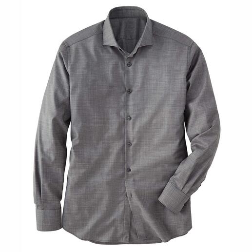 Das Merino-Performance-Hemd: so funktional, nachhaltig und bequem kann ein Hemd sein. Von Ingram/Italien, Spezialist für hochwertig konfektionierte Herren-Hemden.
