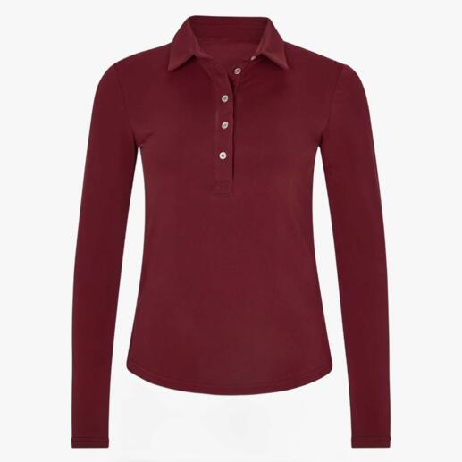 Polo dʼhiver CARUBINA Collection Le mélange parfait entre une blouse élégante, une chemise confortable et un pull réchauffant.