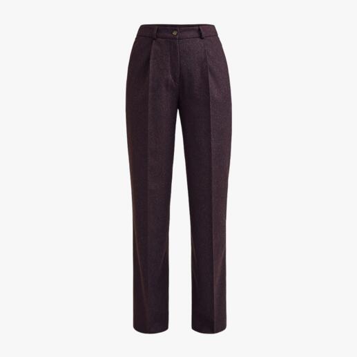 Die Wide-leg-Pants aus winterwarmem, pflegeleichtem Schurwoll-Mix. Perfekter Kombipartner zu vielen unterschiedlichen Stylings. 