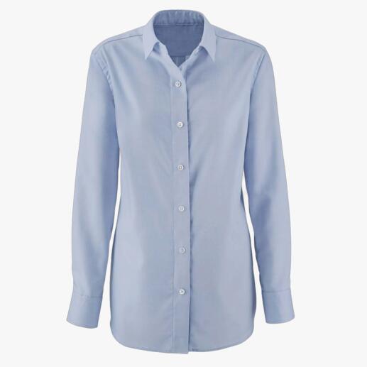 Blouse Easy-Close Yorokani, Bleu clair Enfilée en quelques secondes : la chemise classique avec fermeture magnétique brevetée.