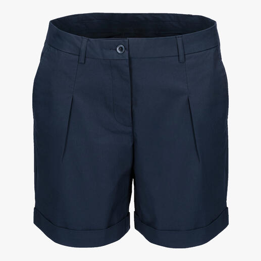 Die stilvollen unter den Outdoor-Bermudas. Leicht, luftig, knitterarm und bequem elastisch. Von Aigle, Frankreich.