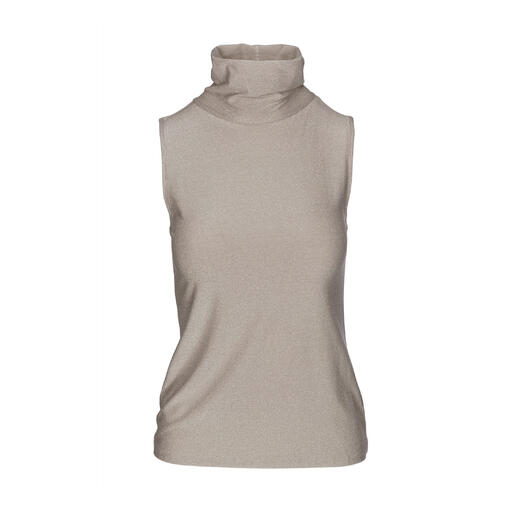 OCONI Glamour-Rollkragentop auf einem weißen Hintergrund.