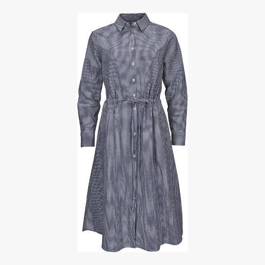 Robe en seersucker et carreaux Vichy Rossana Diva Le seersucker aéré et léger fait de la robe-chemise classique un favori de l’été.