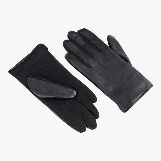 Gants en cuir Grip Otto Kessler Pour elle et pour lui : flexibles. Compatibles avec écran tactile. Sûrs. Et agréablement abordables.