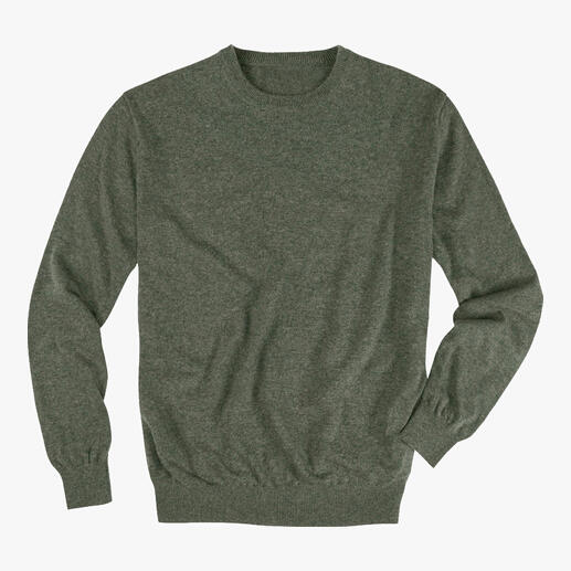 Der herrlich weiche Basic-Pullover aus Geelong-Lambswool. Die Wolle gehört zu den hochwertigsten der Welt.