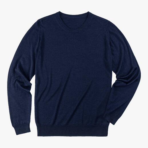 Der ultraleichte, nobel fliessende und unendlich weiche Edel-Pullover. Für Sie und Ihn. Made in England von Hoflieferant John Smedley, seit 1784.