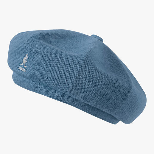 Jeansblaues Kangol Bambus-Barett.