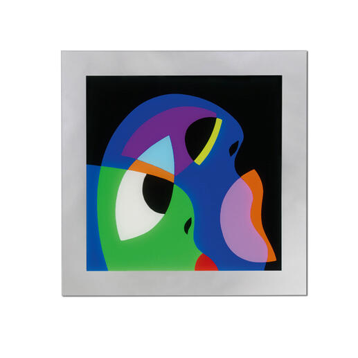 R. O. Schabbach – Fields of Knowledge Besitzer eines Schabbachs in allerbester Gesellschaft. Erste Edition auf Acrylglas – handübermalt. Masse: 100 x 100 cm