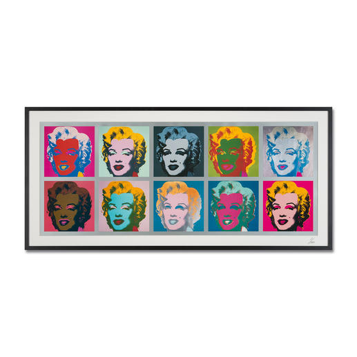 Andy Warhol – Marilyn Monroe Tableau (1967) Andy Warhol „Marilyn Monroe Tableau“ (1967) als High-End Prints™.
Endlich eine Qualität, die dem grossen Meisterwerk tatsächlich gerecht wird. Masse: gerahmt 153 x 73 cm