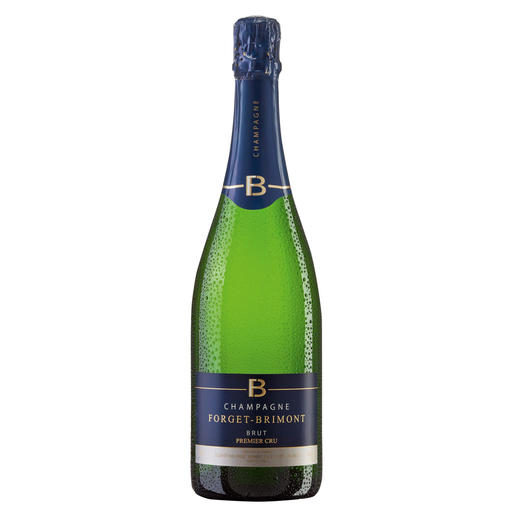 Champagne Forget-Brimont Brut Premier, Forget-Brimont, Champagne AOC, Frankreich Champagner Premier Cru. 92 Punkte im Wine Spectator in der Ausgabe vom 30.11.2019. Zweimal 90 Punkte von Robert Parker (Wine Advocate 192, 12/2010 & 197, 11/2011).