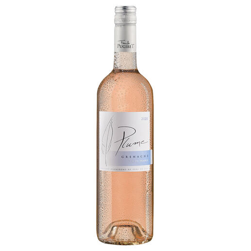 Plume Rosé 2020, Domaine La Colombette, Coteaux du Libron, Languedoc, Frankreich Trocken. Nur 9 % Alkohol. Aber 100 % Genuss.