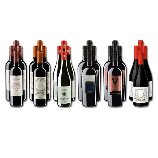 Weinsammlung - Die kleine Rotwein-Sammlung für anspruchsvolle Geniesser Winter 2021, 24 Flaschen Wenn Sie einen kleinen, gut gewählten Weinvorrat anlegen möchten, ist dies jetzt besonders leicht.