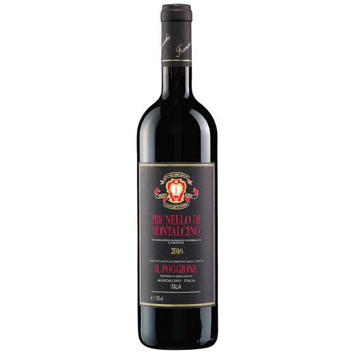 Brunello di Montalcino 2016, Tenuta Il Poggione, Italien Brunello: „Ein schöner Sangiovese. 95 Punkte.“ (robertparker.com, The Wine Advocate, November 2020)