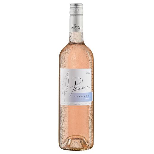 Plume Rosé 2022, Domaine La Colombette, Coteaux du Libron, Languedoc, Frankreich Trocken. Nur 9 % Alkohol. Aber 100 % Genuss.