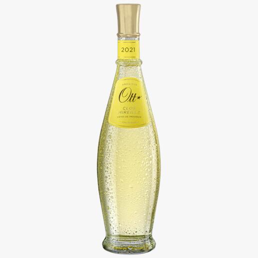Clos Mireille Blanc 2021, Domaines Ott, Côtes de Provence AOC, Frankreich Nur 2.500 Flaschen: der seltene Weisswein der legendären Domaines Ott aus der Provence.