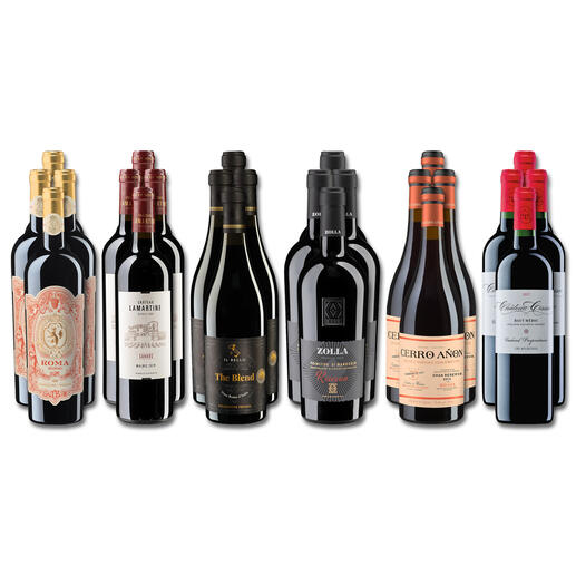 Weinsammlung - Die kleine Rotwein-Sammlung für anspruchsvolle Geniesser Herbst 2023, 24 Flaschen Wenn Sie einen kleinen, gut gewählten Weinvorrat anlegen möchten, ist dies jetzt besonders leicht.