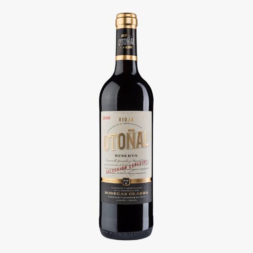 Otoñal Reserva 2019, Olarra, Rioja Reserva, Spanien 
            Grosses Gold und Best of Show Rioja Reserva. (Mundus Vini Frühjahrsverkostung 2023)*
            *mundusvini.com, Spring Tasting 2023, Best of Show Rioja Reserva
        