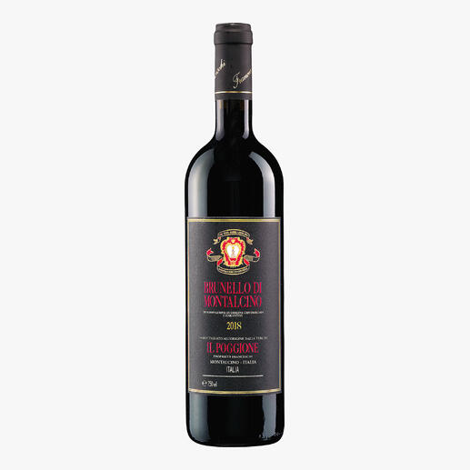 Brunello di Montalcino 2018, Tenuta Il Poggione, Italien 
            Brunello: neunmal in Folge mindestens 94 Punkte von Robert Parker.*
            *robertparker.com
        