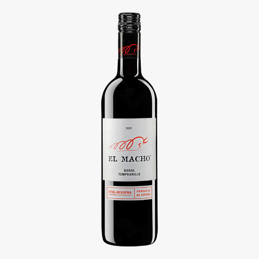 El Macho 2023, Utiel-Requena DOP, Spanien 
            „Der“ Geheimtipp aus Spanien. 97 (!) Punkte im Decanter.*
            *decanter.com, DWWA 2020 über den Jahrgang 2019.
        