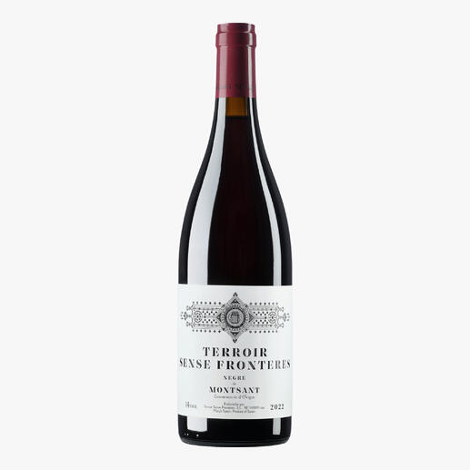Rotweinflasche Terroir Sense Fronteres 2022 aus Montsant, Spanien.