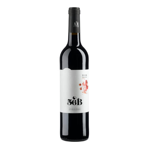 Flasche Paiva 56 Barricas Rotwein aus Extremadura, Spanien.