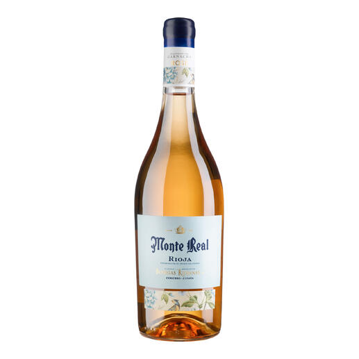 Flasche Monte Real Roséwein, Jahrgang 2024 aus Spanien.
