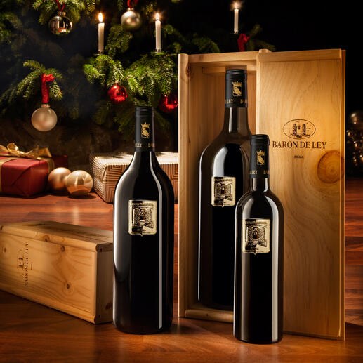 Viña Imas Gran Reserva 2017, Rotweinflasche von Baron de Ley aus Rioja, Spanien mit ansprechendem Design