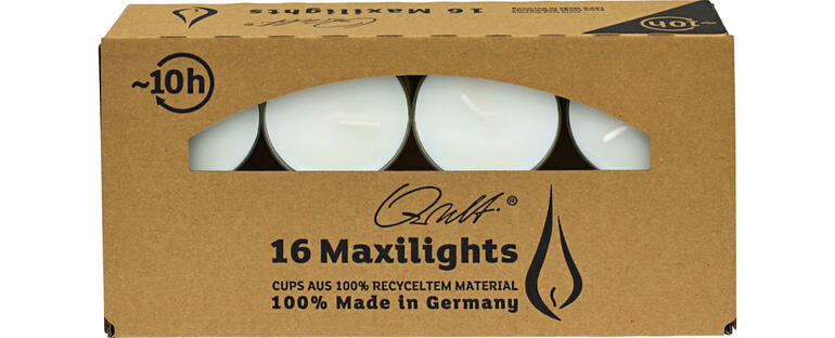 32 Bougies Chauffe-plat Grandes (diamètre 54 Mm) - Blanc, Durée 10 H, Coque Aluminium - Pour Réceptions, Décoration