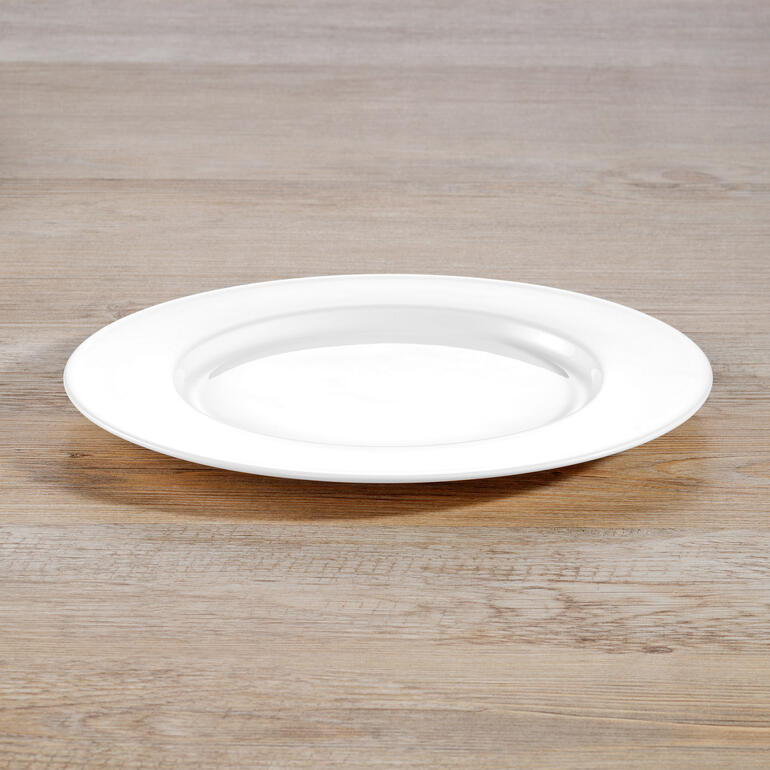 Bone China Salat- und Dessertteller im Set.