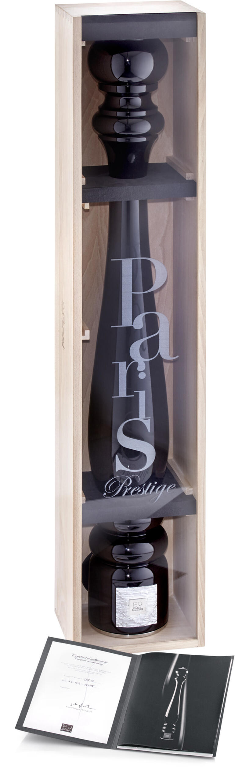 Pfeffermühle Paris Prestige in Holzverpackung.