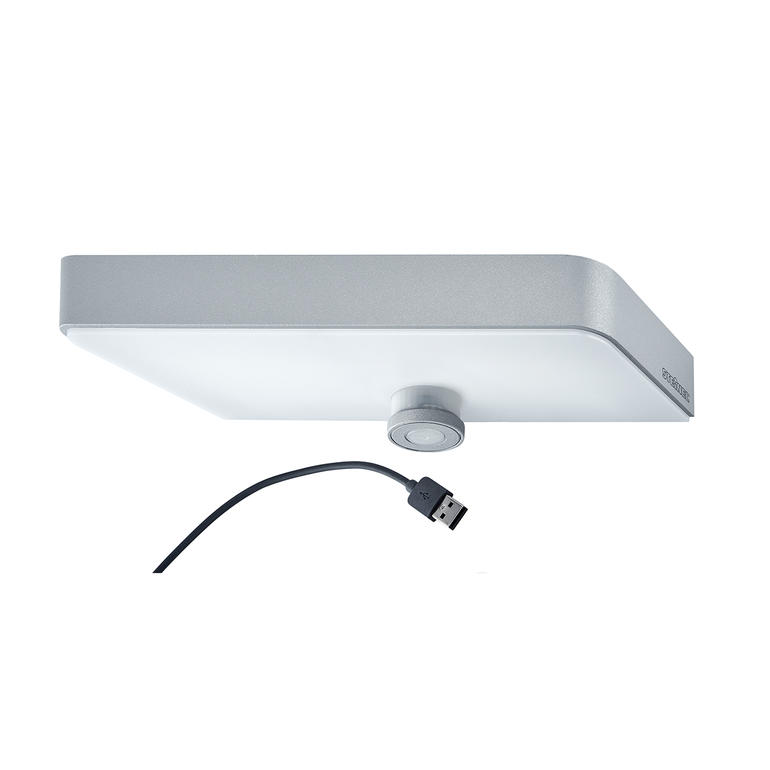 Aussen-Wandleuchte XSolar S Moderner Außen-Wandleuchte mit USB-Anschluss.