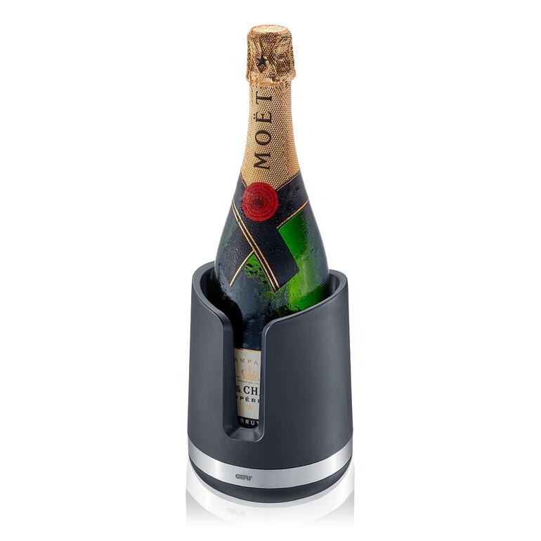 Weinkühler SMARTLINE mit einer Flasche Champagner.