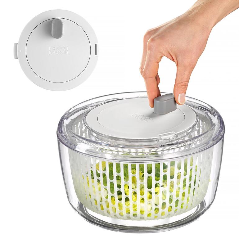 Detailaufnahme der Joseph Joseph Multi-Prep™ mit einem handlichen Deckel.