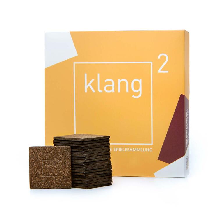 Memory des sons « Klang », édition carton de reliure Klang-Memo Spielbox mit charakteristischen Instrumenten und Noten