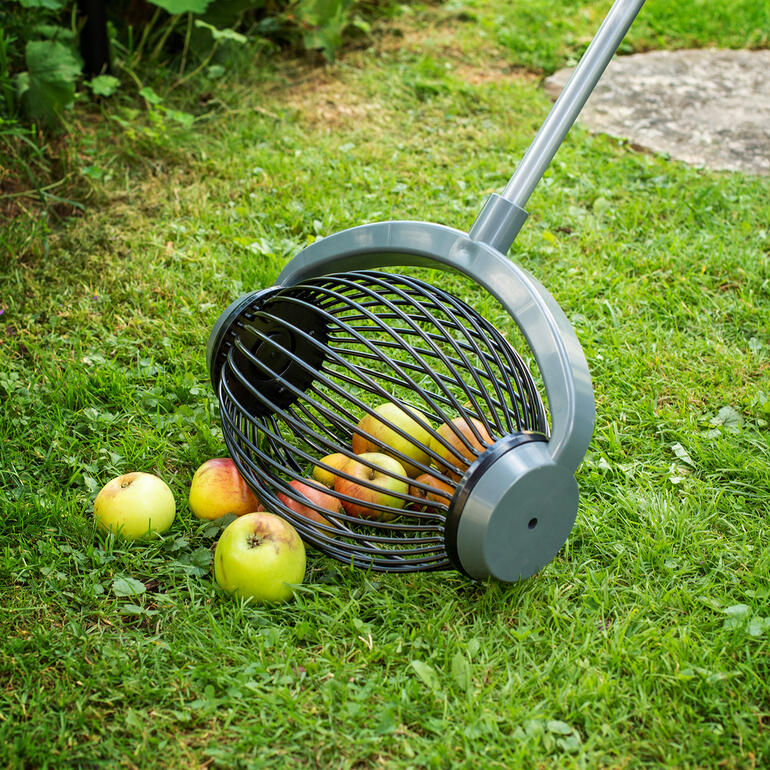 Rollsammler, gross Großer UPP® Rollsammler zum Einsammeln von Äpfeln im Gras.