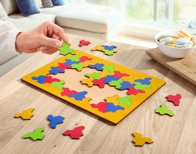 EinStein Puzzle wird gelegt