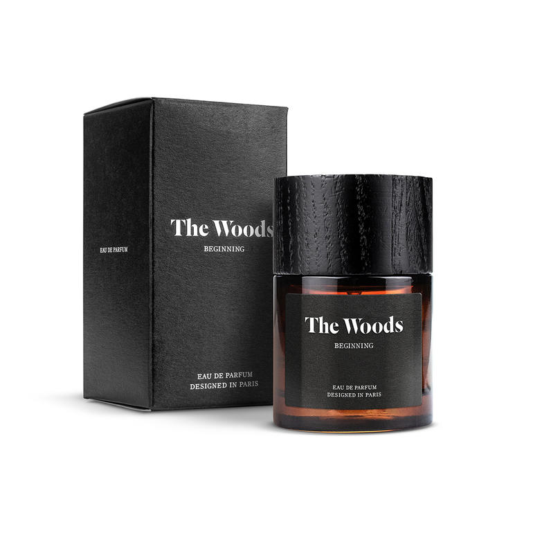 The Woods Eau de Parfum, 50 ml, in einer edlen Flasche