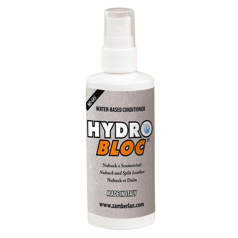 Hydrobloc®-Balsamspray für Nubuk- und Velourleder in einer 110 ml Sprühflasche.