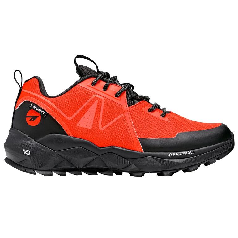 Sneaker Ultralight Ultralight-Sneaker in Rot und Schwarz, seitliche Sicht auf das Produkt.