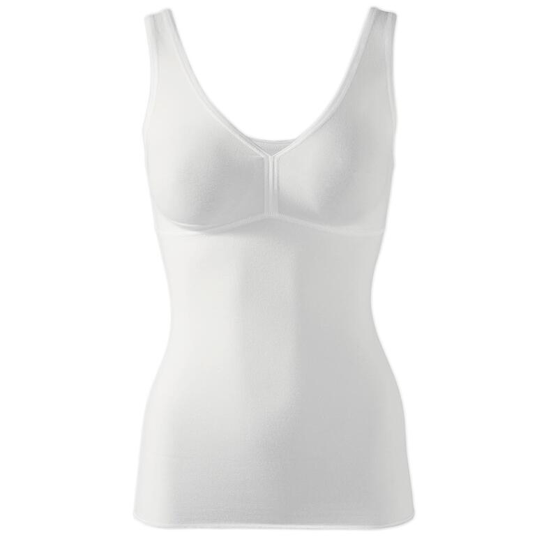 Vordere Ansicht der Pima-Shapewear in weiß ohne Details