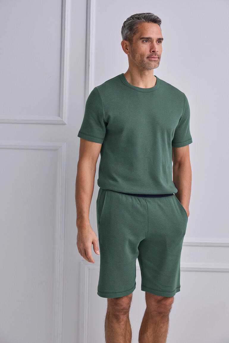 Pyjama SeaCell SeaCell-Pyjama, Oberteil und Shorts, frontal