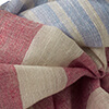 Beige/Rot/Hellblau/Dunkelblau